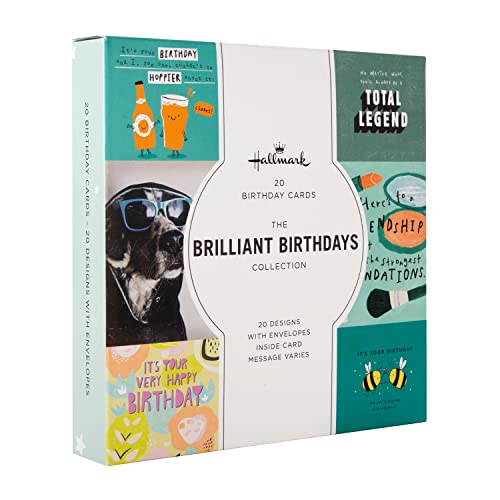 Hallmark Lot de 20 cartes d'anniversaire avec 20 motifs... - Auto & Moto Amazon France à 11.18€