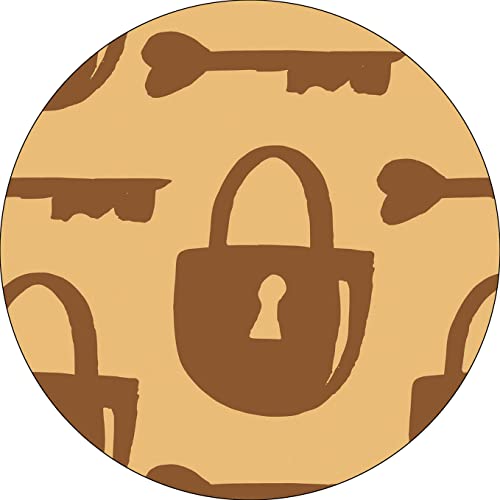 Bonateks, Round Digital Printed Mouse Pad, Non-Slip Base... - Amazon Royaume-Uni à 7.51€