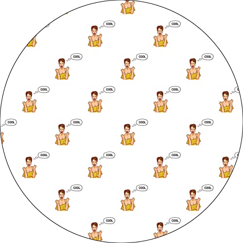 Bonateks, Round Digital Printed Mouse Pad, Non-Slip Base... - High-Tech & Électronique Amazon Royaume-Uni à 7.85€