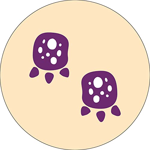 Bonateks, Round Digital Printed Mouse Pad, Non-Slip Base... - High-Tech & Électronique Amazon Royaume-Uni à 7.85€