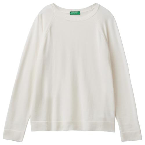 United Colors of Benetton Maille M/L, Blanc crème 000, S en promo à 43,37€ (-46%) sur Amazon FR