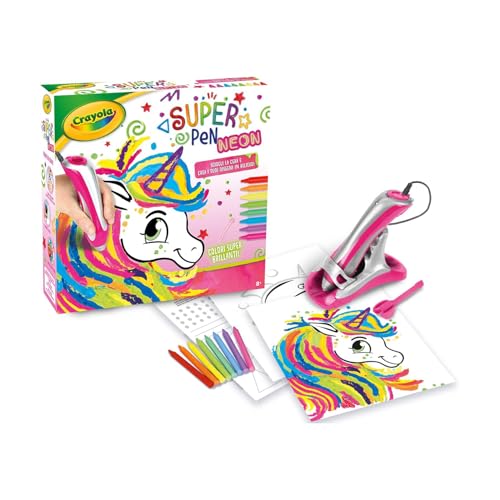 CRAYOLA - Super Pen Einhorn Neon, Spiel zum Schmelzen von... - Loisirs Créatifs Amazon Allemagne à 9.23€