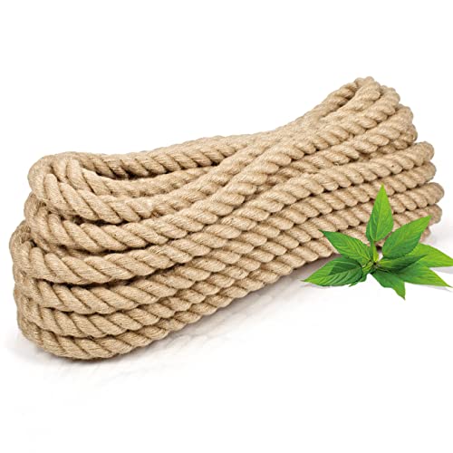 Abio Corde en jute 10 mm 50 m - Corde en chanvre - Corde en... - Maison & Cuisine Amazon France à 37.51€