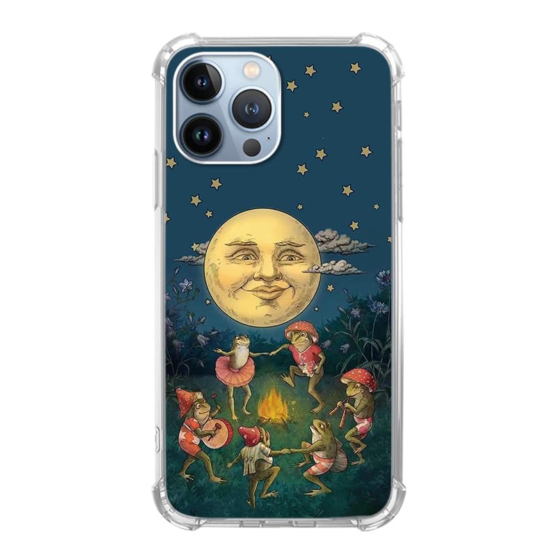 Lobtseyrem Hippie Moon and Dancing Frogs Case Compatible... en promo sur Amazon