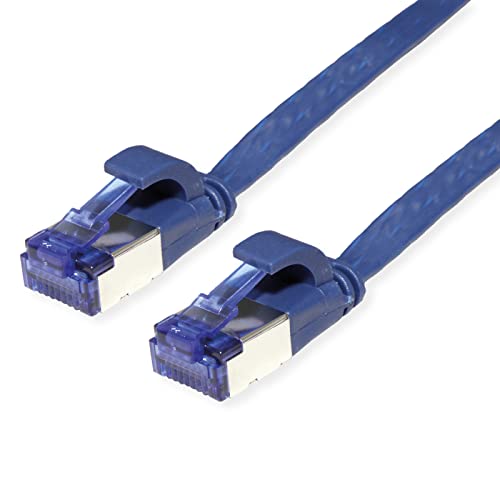 VALUE Patchkabel Kat.6A (Class EA) FTP, extra-flach, blau... - Deal du jour à 2.79€