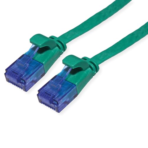 VALUE Patchkabel Kat.6A (Class EA) UTP, extra-flach, grün... - Deal du jour à 1.79€