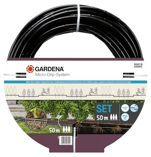 Gardena Micro-Drip-System Drip Irrigation Set Hedges/Bushes... - Jardin & Extérieur Amazon Royaume-Uni à 72.42€