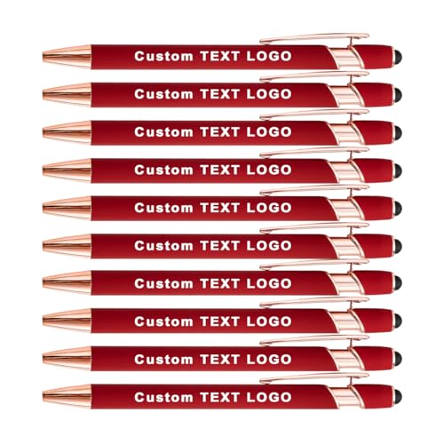 HEYZARDA Personalised Ballpoint Pens with Name Text Logo... - High-Tech & Électronique Amazon Royaume-Uni à 1.99€
