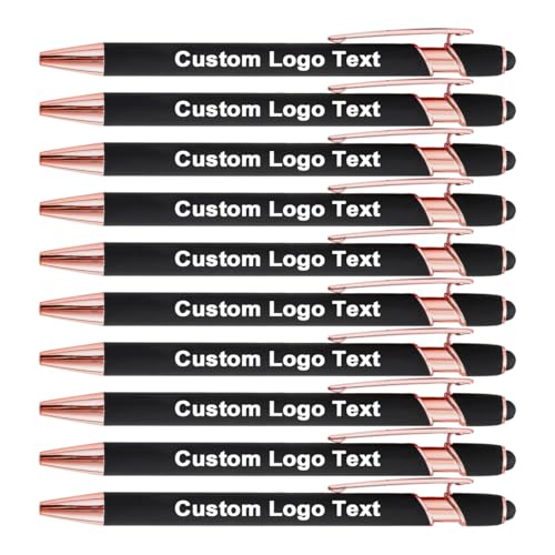 HEYZARDA Personalised Ballpoint Pens with Name Text Logo... - High-Tech & Électronique Amazon Royaume-Uni à 1.00€