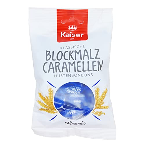 Kaiser Blockmalz Caramellen Hustenbonbons 100g - Santé & Bien-être Amazon Allemagne à 1.54€