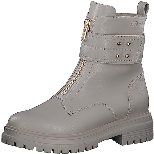 s.Oliver Botines para mujer sin tacón en piel sintética con... - Amazon Espagne à 28.28€