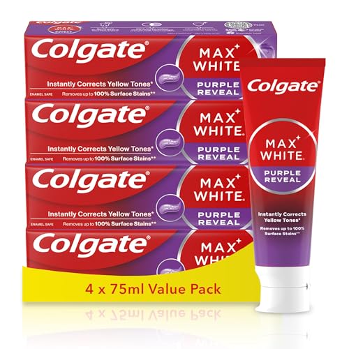 Colgate Max White Purple Reveal Teeth Whitening Toothpaste... - Sports & Fitness en promo à 12.00€