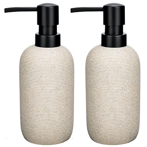 Lot de 2 distributeurs de Savon Liquide en résine texturée... - Maison & Cuisine Amazon France à 11.84€