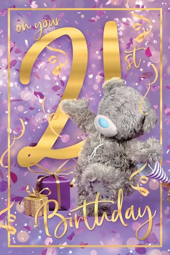 Me To You Tatty Teddy Carte d'anniversaire 21 ans Motif... - Auto & Moto Amazon France à 3.87€