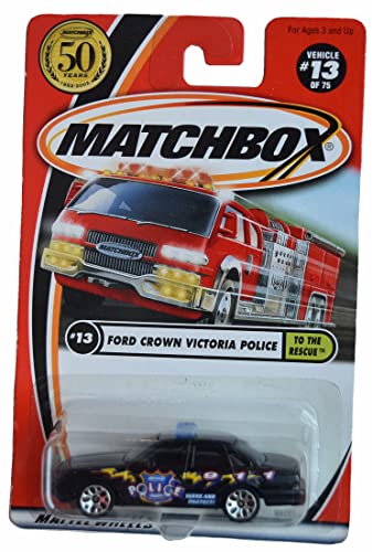 Matchbox Ford Crown Victoria Polizei zur Rettung #13 - Jouets & Jeux Amazon Allemagne à 51.04€