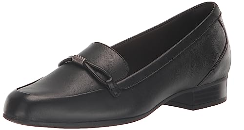 Clarks Juliet Shine Mocassini Donna, Pelle Nera, 7 Wide - Amazon Italie à 71.02€