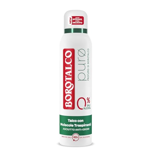 Borotalco, Deodorante Spray Puro, con Talco con Molecole... - Bébé & Puériculture Amazon Italie à 2.52€