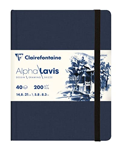 Clairefontaine 975961C - Alpha Lavis Stitched Notebook - 40... - Books & eBooks Amazon UK à 17.03€