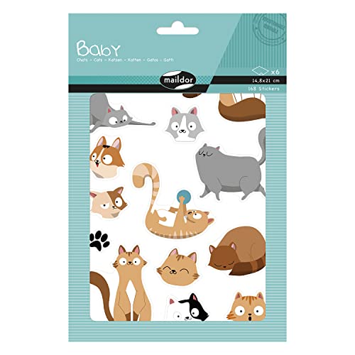 MY MANDARINE AE227C -GOMMETTES Baby - 6 planches 14,8 x 21... - Jouets & Jeux Amazon France à 3.99€