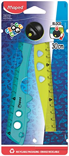 Maped - Folding Croc Croc Ruler - Can be Used Open or... - Jouets & Jeux Amazon Royaume-Uni à 1.79€