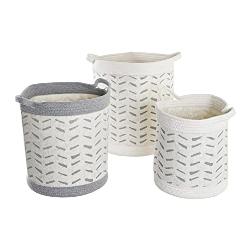 DKD Home Decor Körbchen-Set, Grau, Baumwolle, 3-teilig, 35... - Maison & Cuisine Amazon Allemagne à 25.97€