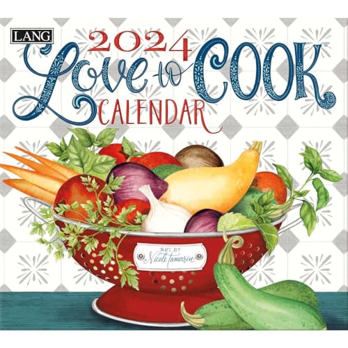 LANG Love To Cook 2024 Wall Calendar (24991001928) - Fournitures Bureau Amazon Royaume-Uni à 2.46€