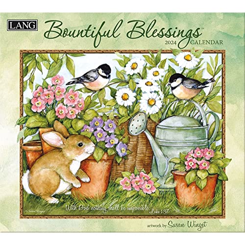 LANG Bountiful Blessings™ 2024 Wall Calendar (24991001897) - Fournitures Bureau Amazon Royaume-Uni à 9.05€