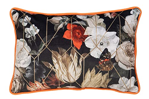 Adda Home Coussin en Velours Fleurs Trame 45 x 13 x 30 cm - High-Tech & Électronique Amazon France à 35.13€