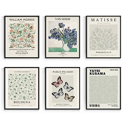 Habseligkeit - Set of 6 Poster Wall Art Minimalist Retro... - High-Tech & Électronique Amazon Royaume-Uni à 8.35€