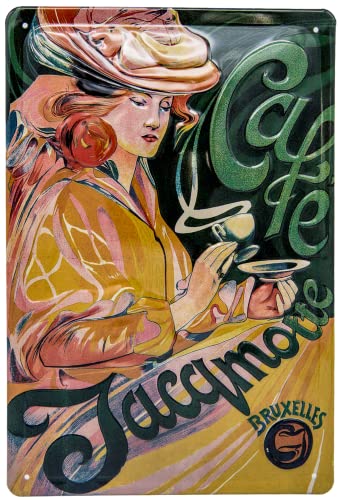 Cartel de chapa retro – estilo vintage nostálgico café Art... - Auto & Moto Amazon Espagne à 13.67€