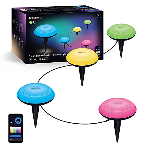 LinkupHome Smart RGBW Outdoor Garden Pathway Lights... - Jardin & Extérieur Amazon Royaume-Uni à 27.39€