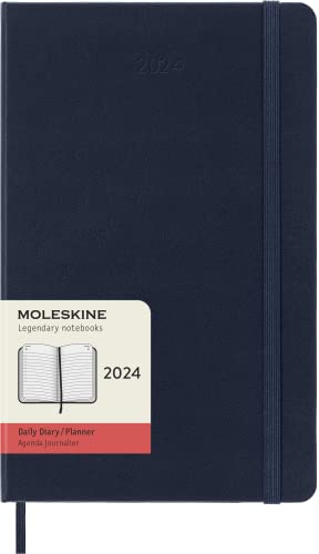 Moleskine Daily Agenda 12 Months 2024, Agenda 2024, Size... - Sports & Fitness Amazon Royaume-Uni à 20.00€