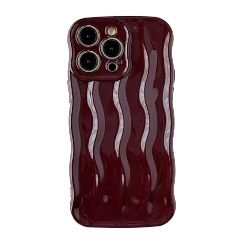 Caseative Curly Wave Pattern Frame Soft Compatible with... - High-Tech & Électronique en promo à 5.42€