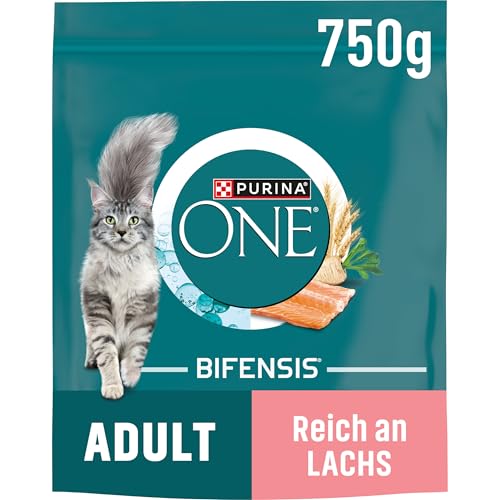 PURINA One Sucha Karma dla dorosłych kotów Bogata w łososia... - Amazon Espagne à 14.08€