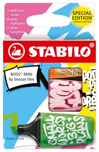 STABILO BOSS MINI by Snooze One - Mini surligneur fluo... - Auto & Moto en promo à 2.88€