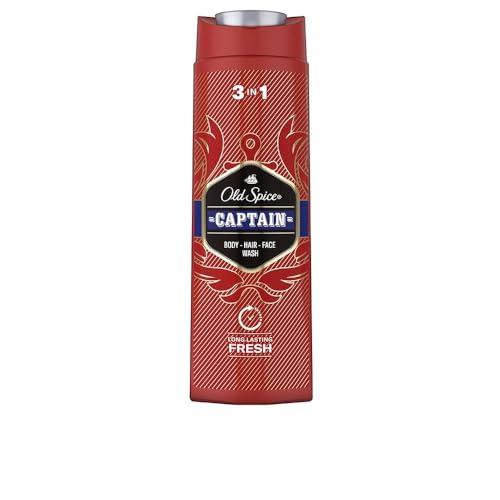 OLD SPICE CAPTAIN SHOWER GEL 3IN1 400 - Beauté & Parfums Amazon France à 5.80€