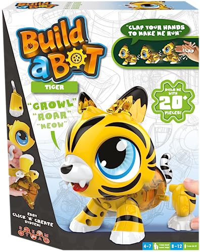 Build-a-Bot: Tiger | Build Your Own Interactive Pet Tiger |... - Jouets & Jeux en promo à 4.49€