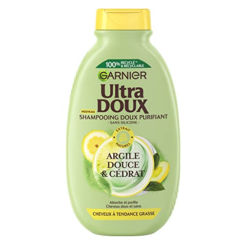 Garnier Ultra Doux Shampoo mit reinigendem Ton, 300 ml - Beauté & Parfums Amazon Allemagne à 6.89€