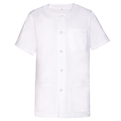 MISEMIYA - Work Clothes MAN Round Collar Short Sleeves... - Deal du jour à 6.11€