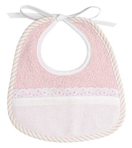 Filet - Babero de bordado, fabricado en rizo de algodón... - Jardin & Extérieur en promo à 5.08€