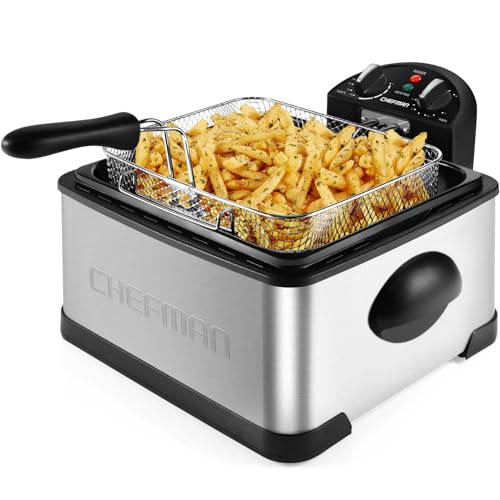 Chefman 4.5 Litre Deep Fryer with Basket for Home Use, XL... - Maison & Cuisine Amazon France à 60.35€