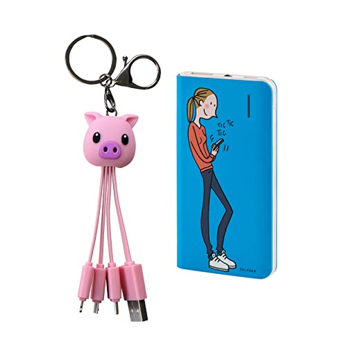 WONDEE Universal Charger 3 in 1 Pig +Powerbank 4.000Mah... - High-Tech & Électronique Amazon Italie à 14.46€