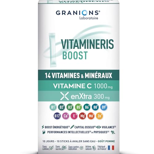 GRANIONS - Vitamineris BOOST - Multivitamines - Vitamine... - Jardin & Extérieur en promo à 7.49€