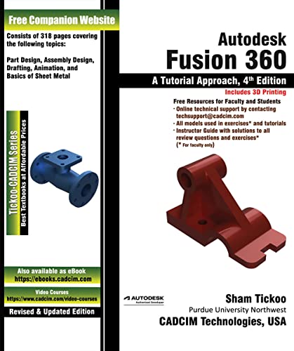 Autodesk Fusion 360: A Tutorial Approach, 4th Edition... - Maison & Cuisine Amazon Espagne à 27.41€