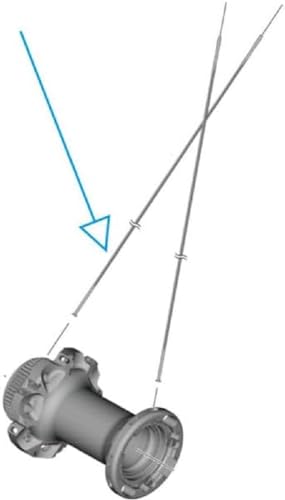 Shimano Spares WH-R9270-C60-HR-TU-F right hand spoke, 250 mm - Sports & Fitness Amazon Royaume-Uni à 3.99€