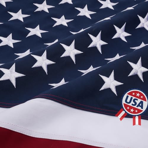 AMZFLAG Drapeau américain 3 x 5 en coton fabriqué aux... - Jardin & Extérieur Amazon France à 37.25€