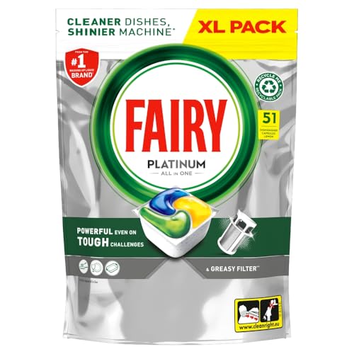Fairy Platinum Lemon All-In-1 Dishwasher Bulk Pack, 51... - Baby & Nursery Amazon UK à 8.00€