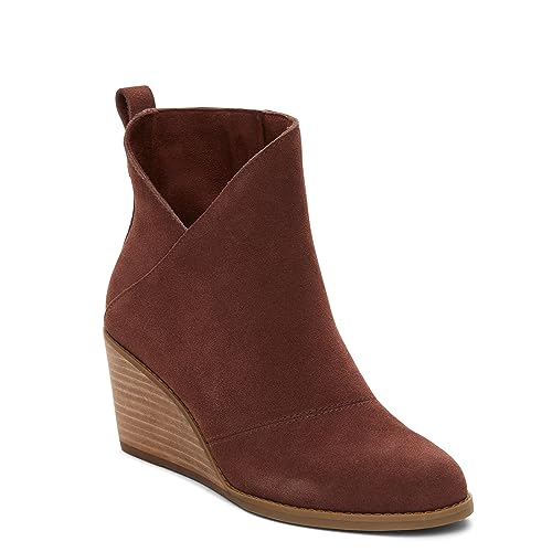 TOMS Botines Sutton, Ante Chesnut, 42 EU - Vente Flash Amazon -67%