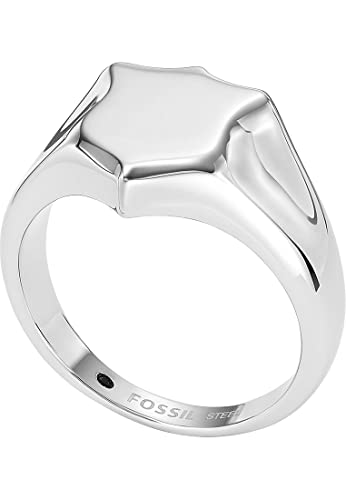 Fossil Anelli da uomo in acciaio inox con sigillo, Grigio... - Amazon Italy à 19.20€