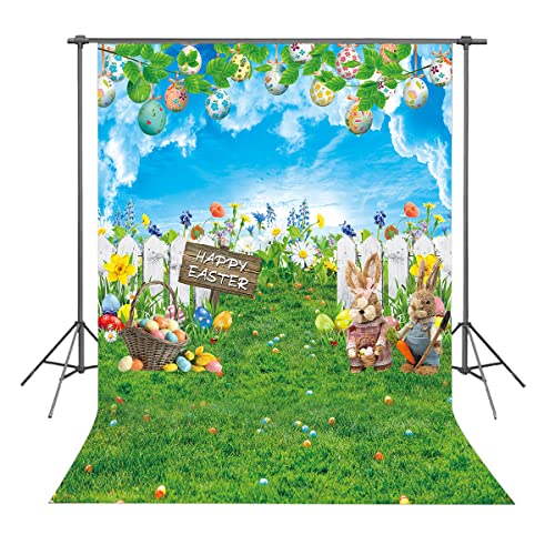 BINQOO Cielo blu felice Pasqua Coniglio Fotografia Sfondo... - Jouets & Jeux Amazon Italie à 14.58€